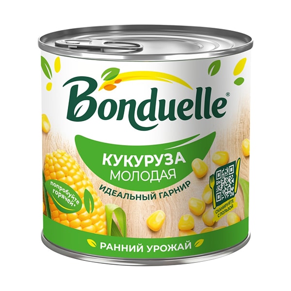 Bonduelle кукуруза молодая 425 мл.